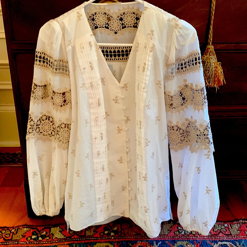 Womens Elie Tahiti blouse M